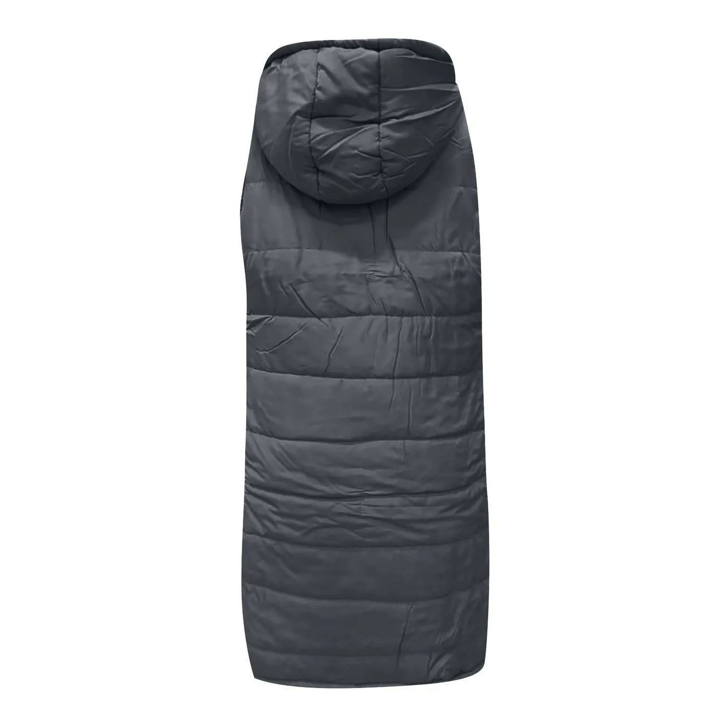 Women's waistcoats Fall And Winter Temperament Sleeveless Cardigan jacket Mid-length Cotton padded Vest Coat Winter outerwear
