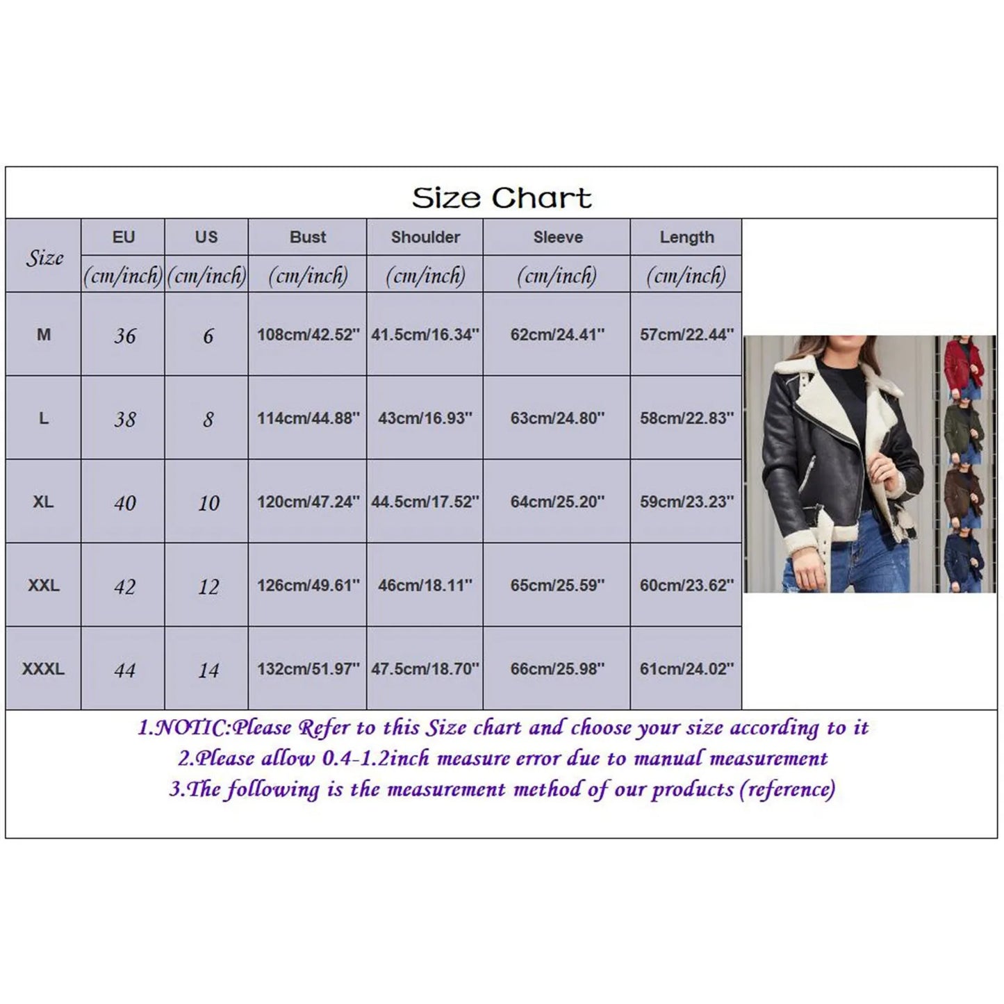 Winter Women Coat Thick Warm Suede Lamb Jacket Short Motorcycle Coats Faux Shearling Sheepskin Leather Jackets Chic Outwear