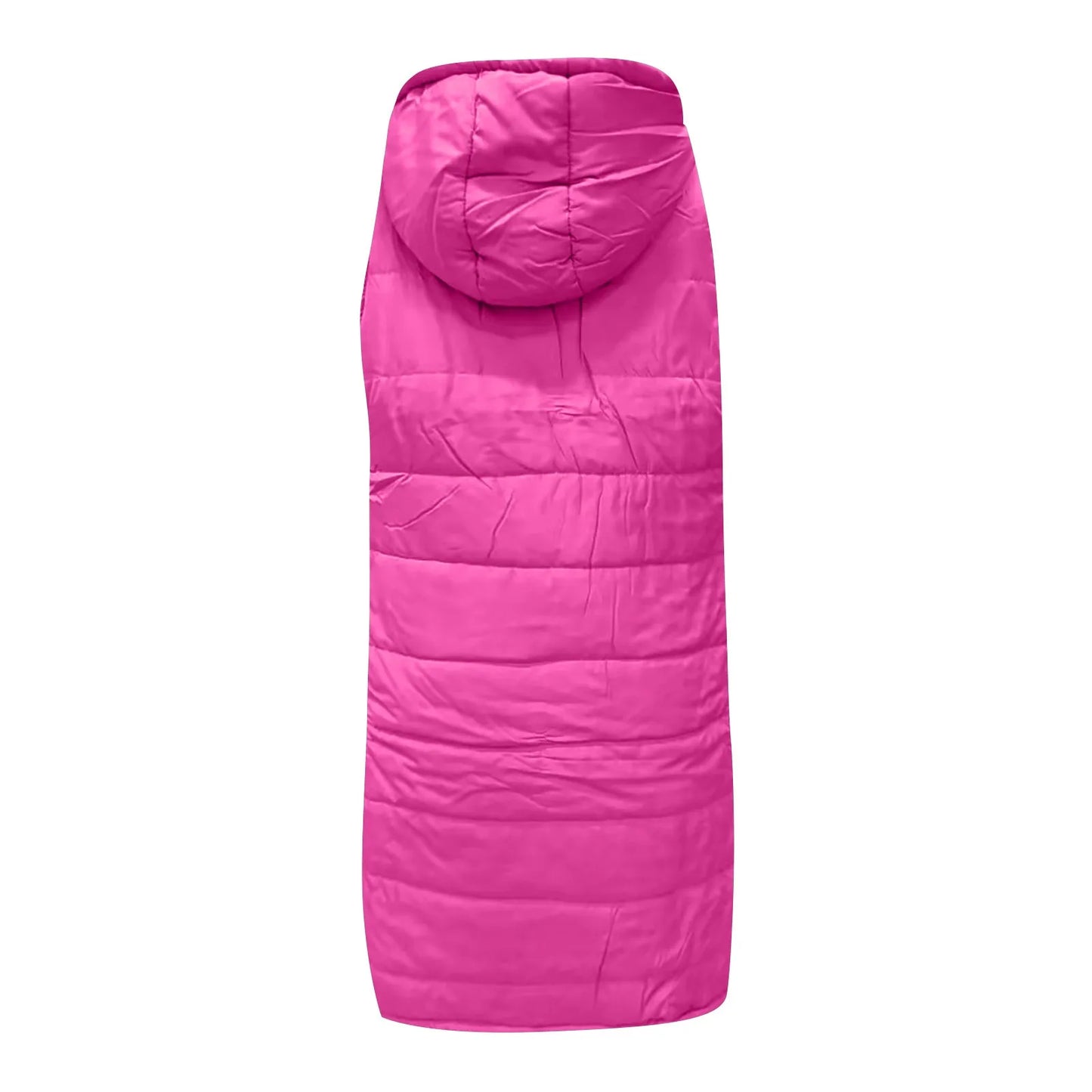 Women's waistcoats Fall And Winter Temperament Sleeveless Cardigan jacket Mid-length Cotton padded Vest Coat Winter outerwear