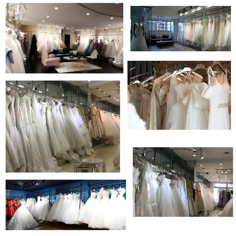 Champagne Mermaid Wedding Dresses Long Sleeve High Neck Bridal Dress Appliqued Lace Wedding Gowns