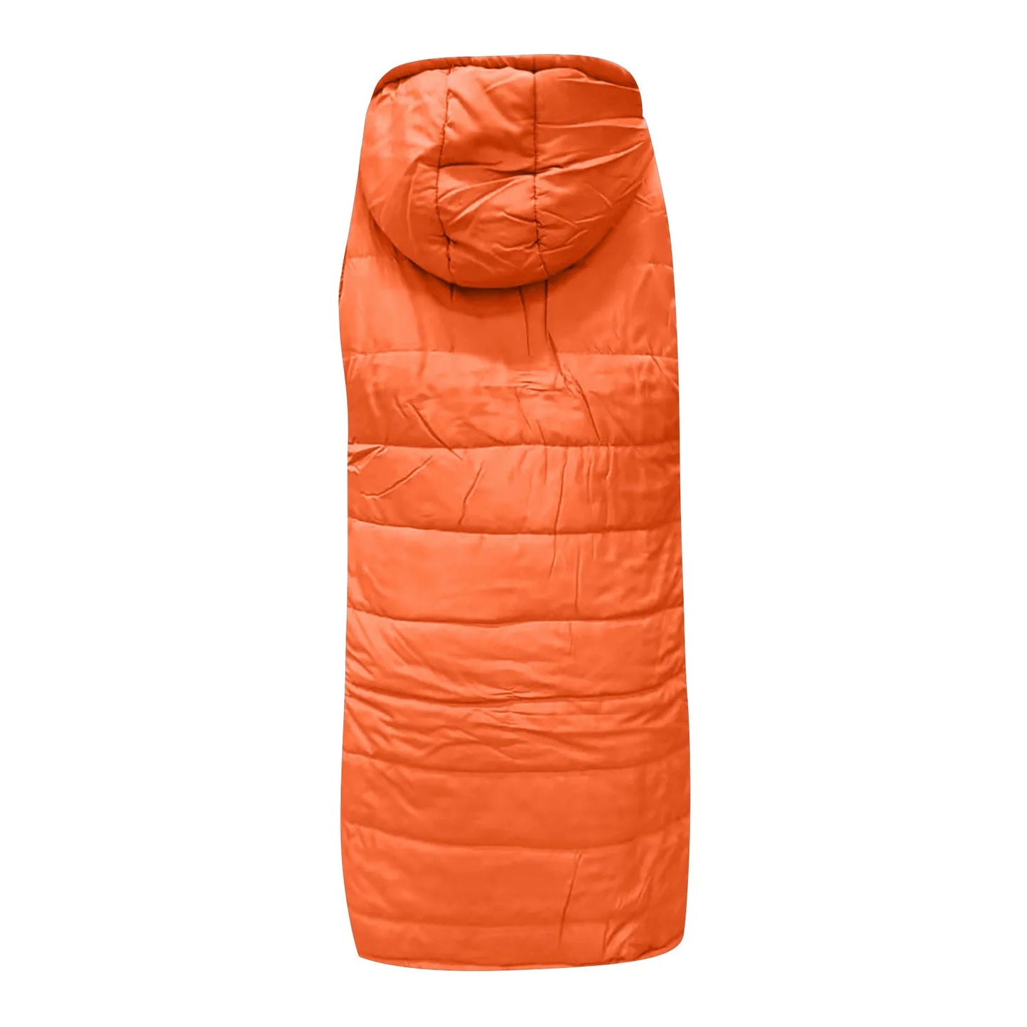 Women's waistcoats Fall And Winter Temperament Sleeveless Cardigan jacket Mid-length Cotton padded Vest Coat Winter outerwear