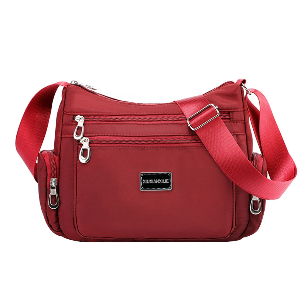Vintage Solid Crossbody Bag Casual Women Nylon Shopping Shoulder Bags –  GOANGIRL
