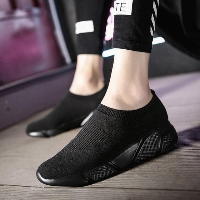 MWY Breathable Winter Ankle Shoes Women Socks Shoes Woman Sneakers Casual Elasticity Warm Platform Shoes Mujer tenis feminino