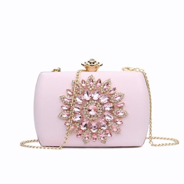 NYHED Evening Bag Women Wedding Clutches Diamond Handbag For Lady Chains Small Pouch