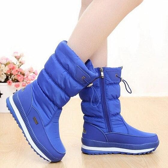 Thick Plush Non-Slip Waterproof Snow Boots
