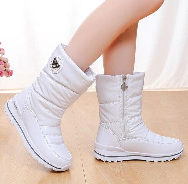 Thick Plush Non-Slip Waterproof Snow Boots