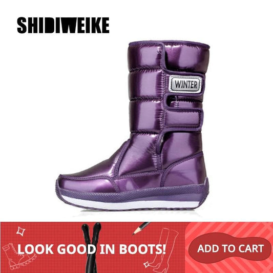 Mid-Calf Waterproof Winter Boots