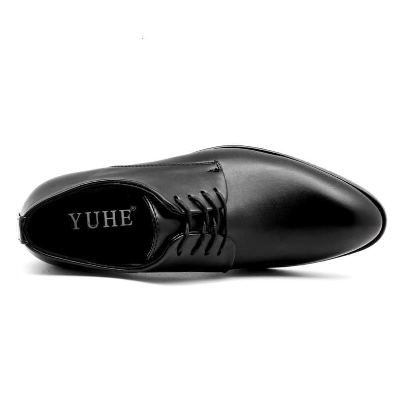 High Quality Genuine Leather Men Dress Shoes Comfortable Casual Formal Business Wedding Dress Shoes