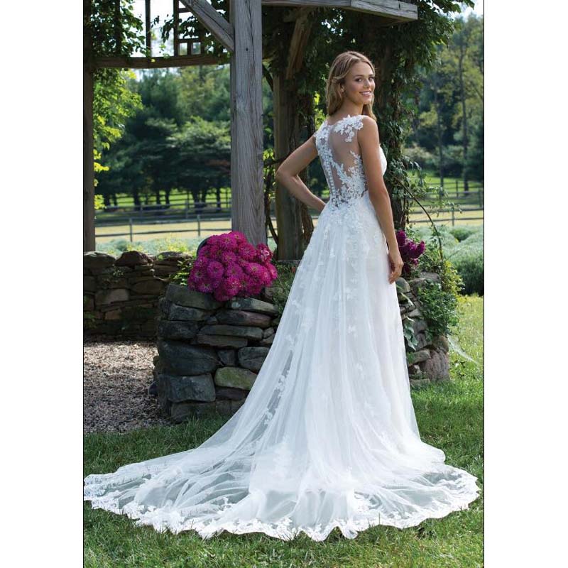 Beautiful & Elegant White Lace Mermaid Wedding Dress Train Plus Size Customized Wedding Gown Bride Dress