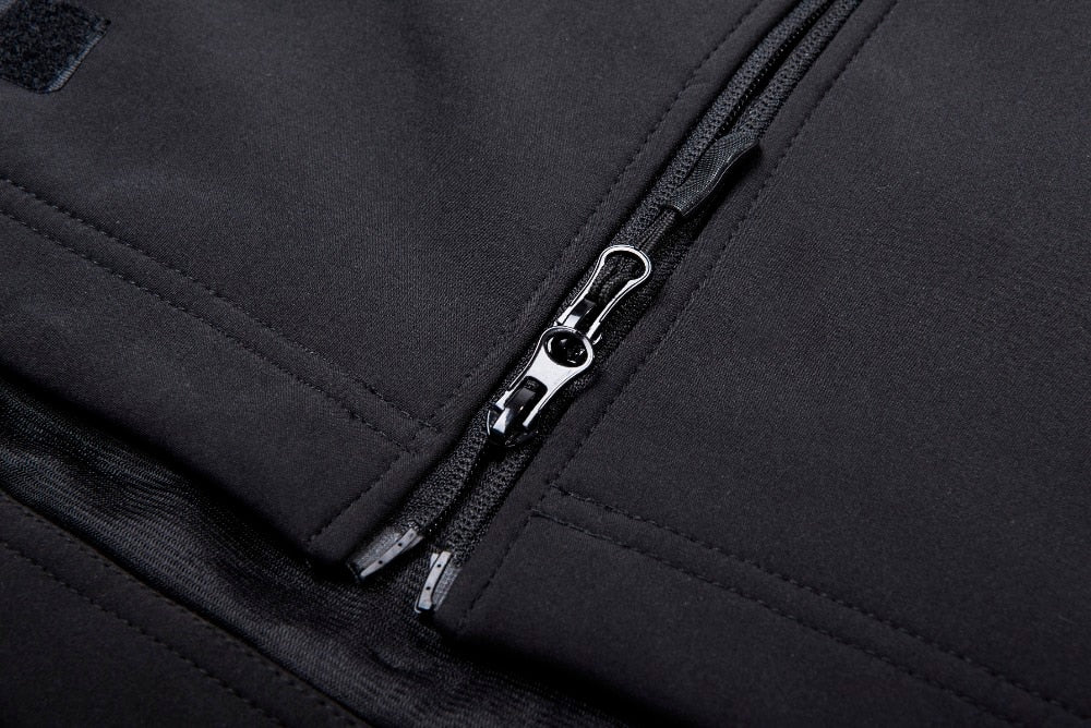 Shark Skin Military Jacket Men Softshell Waterproof Tactical Clothing Camouflage Army Hooded Jacket Winter Fleece Coat