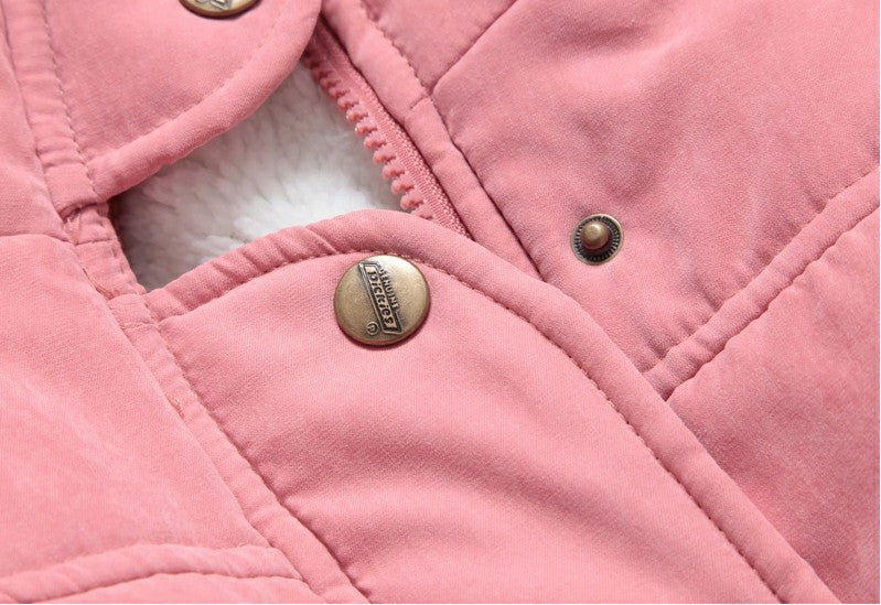 Winter Cotton Coat Women Slim Snow Outwear Medium-long Wadded Jacket Thick Cotton Padded Warm Cotton Parkas