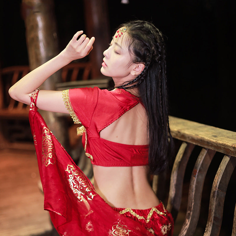 Exquisite Belly Dance Genie Jasmine Arabian Belly Dancer Princess Aladdin Fancy Dress Up Costume
