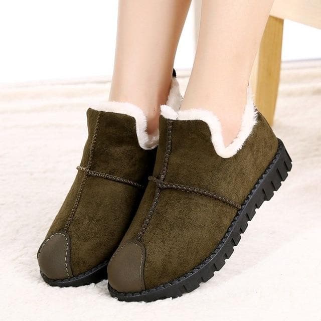 Snow Suede Ankle Boots