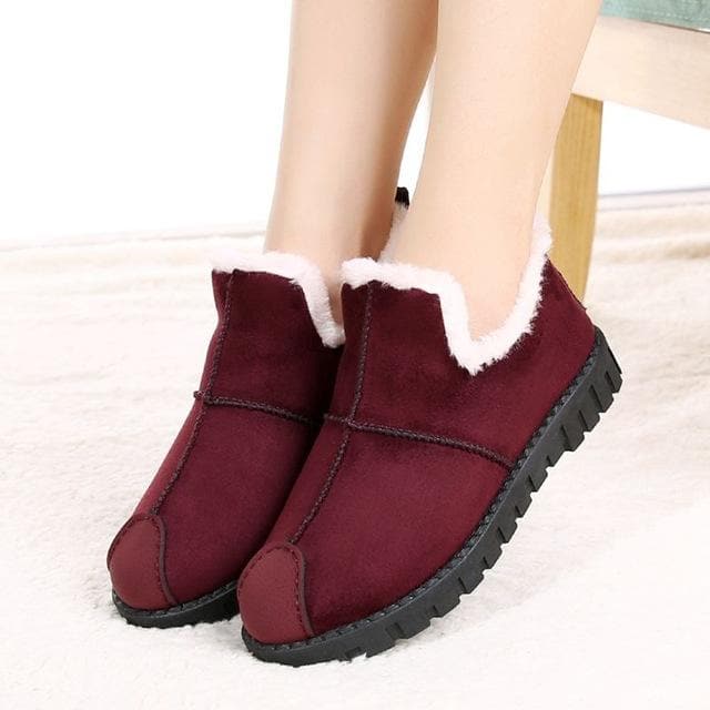 Snow Suede Ankle Boots